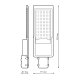 Уличный консольный светильник Gauss Avenue 629534305