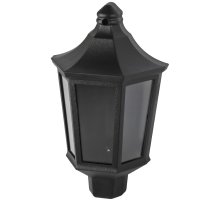 Садово-парковый светильник Эра НБУ 06-60-003 У1 черный прозр. Б0061159