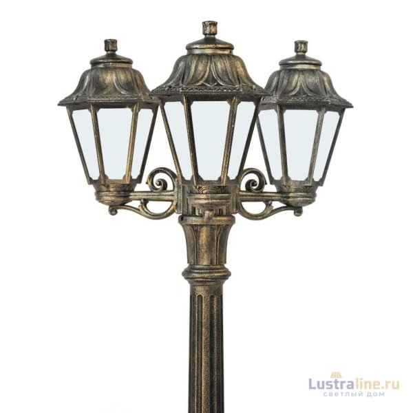 Уличный фонарь Fumagalli Artu Bisso/Anna 3L E22.158.S30.BYF1R Уличный фонарь Fumagalli Artu Bisso/Anna 3L E22.158.S30.BYF1R