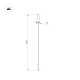 Уличный светильник Arlight LGD-CONO-BOLL-H1500-7W Warm3000 (DG, 36 deg, 230V) 037521