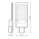 Уличный консольный светильник Gauss Avenue 629534180
