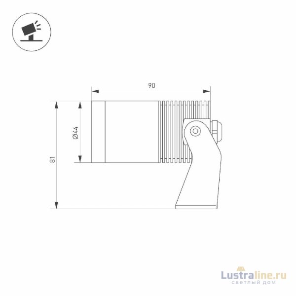 Прожектор Arlight ALT-RAY-R44-8W Day4000 (DG, 33 deg, 230V) (Arlight, IP67 Металл, 3 года) 042583 Прожектор Arlight ALT-RAY-R44-8W Day4000 (DG, 33 deg, 230V) (Arlight, IP67 Металл, 3 года) 042583