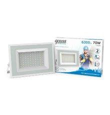 Прожектор светодиодный Gauss Slim 70W 6500К 613120370