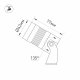 Прожектор Arlight ALT-RAY-R42-5W Warm3000 (RAL 6010, 25 deg, 230V) 042661