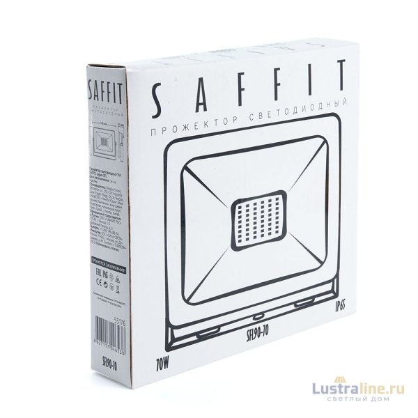 Светодиодный прожектор Saffit SFL90-70 IP65 70W 6400K 55176