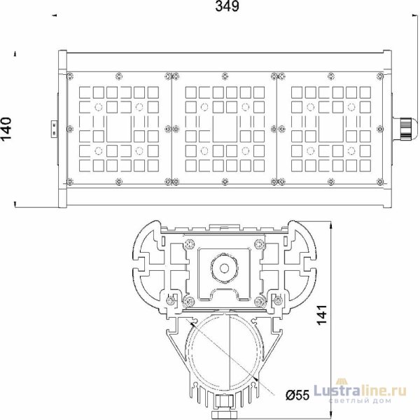 Прожектор Светон Галеон 31 ЭКО-90-С-90-ПТ/0/0-4К80-К67 CB-C0327142 Прожектор Светон Галеон 31 ЭКО-90-С-90-ПТ/0/0-4К80-К67 CB-C0327142