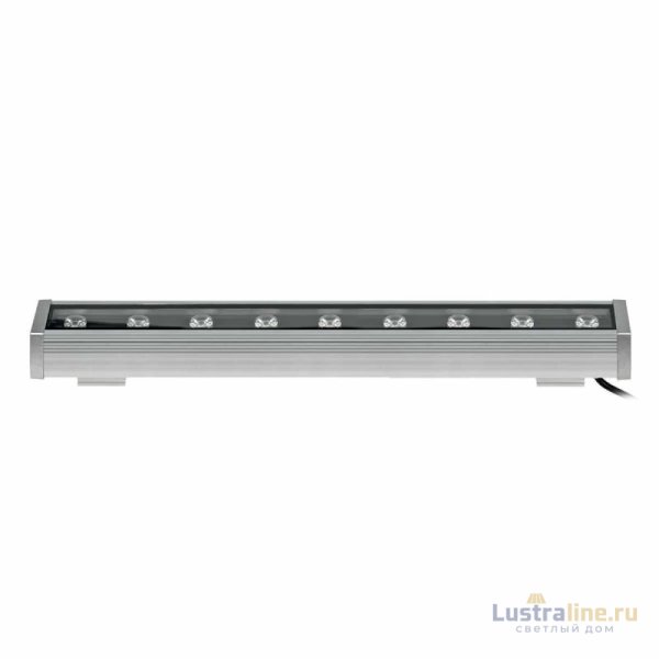 Прожектор светодиодный Uniel ULF-L52-9W/RGB/L50 DC24V IP65 Silver UL-00008370
