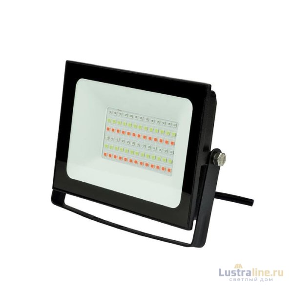 Прожектор светодиодный (UL-00007122) Uniel 30W ULF-F60-30W/RGB IP65 200-240В Black