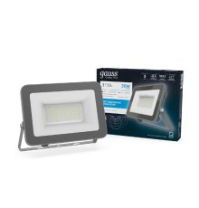 Прожектор светодиодный Gauss Qplus 30W 6500К 690511330