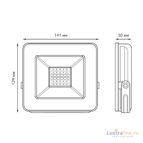 Прожектор светодиодный Gauss Elementary Промо 30W 6500К 613100330P