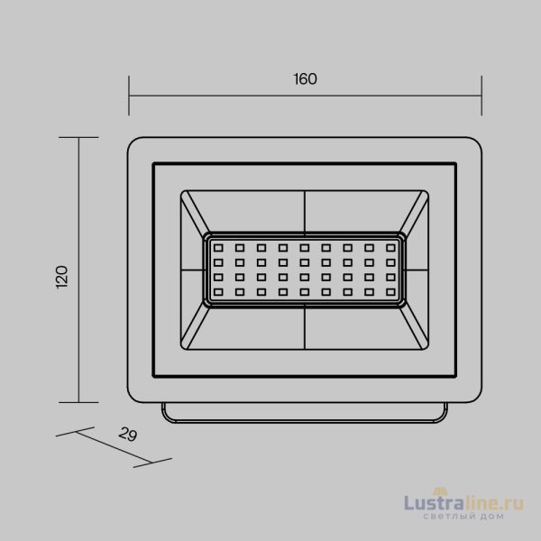 Прожектор Maytoni Flood FL001-L30B6K