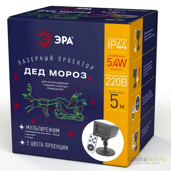 Проектор Дед Мороз ЭРА ENIOP-02 Б0041643 Проектор Дед Мороз ЭРА ENIOP-02 Б0041643
