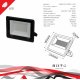 Прожектор Reluce 54001-9.2-001OL LED100W BK