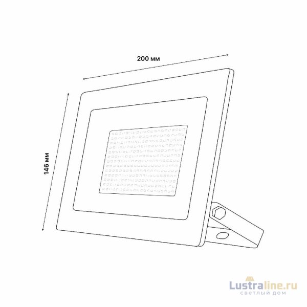 Прожектор Uniel ULF-F60-50W/RGB IP65 200-240В BLACK N1 UL-00011855