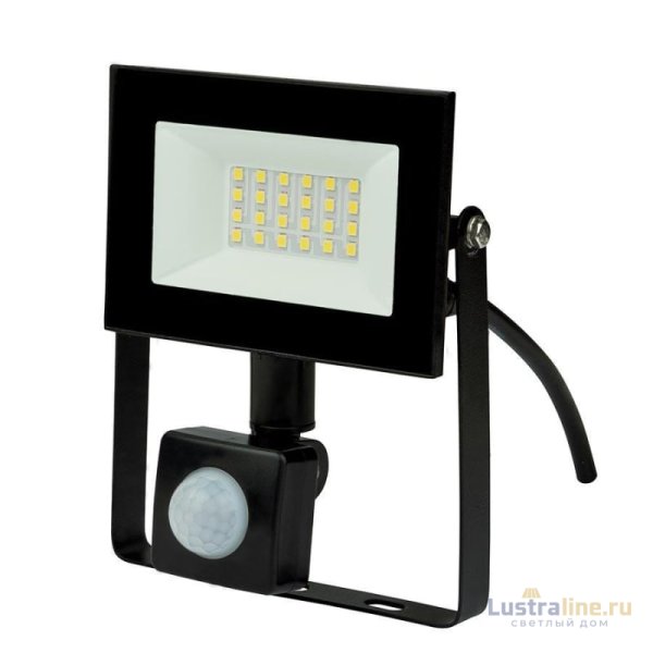Прожектор светодиодный (UL-00007125) Uniel 30W ULF-F62-30W/6500K Sensor IP54 200-240В Black