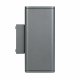 Уличный настенный светильник Arlight LGD-EVO-WALL-TWIN-S100x100-2x12W Warm3000 (GR, 44 deg, 230V) 046195