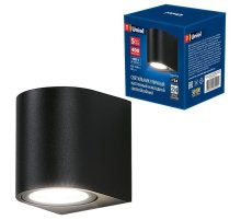 Уличный настенный светодиодный светильник (UL-00006805) Uniel ULU-S04A-5W/4000K IP54 Black