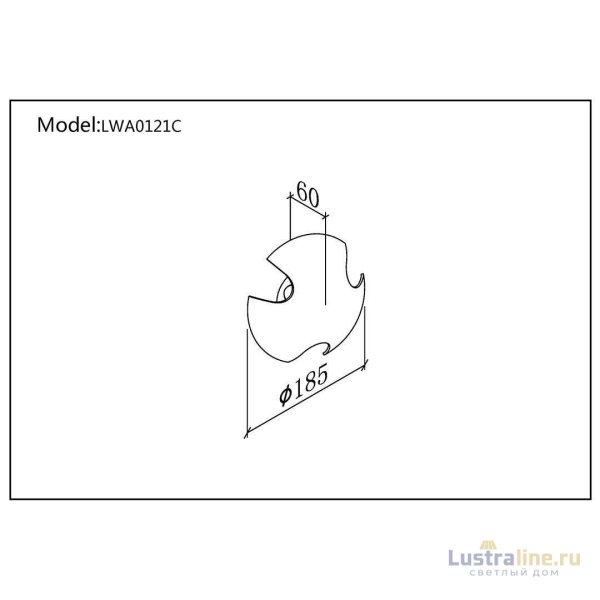 Уличный настенный светильник DesignLed LWA0121C-WH-WW 002801