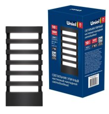 Уличный настенный светодиодный светильник (UL-00005415) Uniel ULU-S40A-10W/4000K IP65 Grey