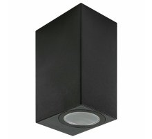 Уличный настенный светильник Uniel UUL-P42A 2х6W/GU10 IP65 BLACK UL-00010513