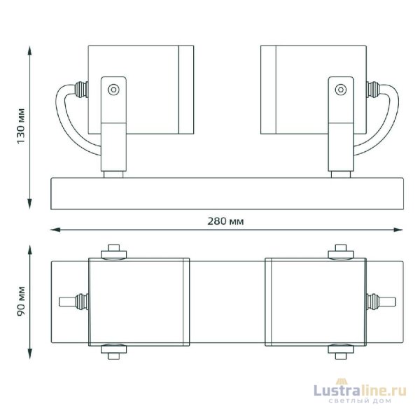Уличный настенный светильник Gauss Sonata GD153