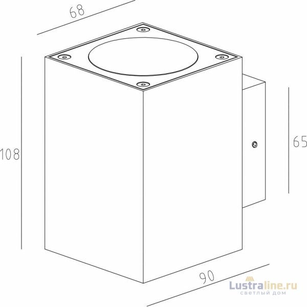Уличный настенный светильник Deko-Light Cubodo 731030