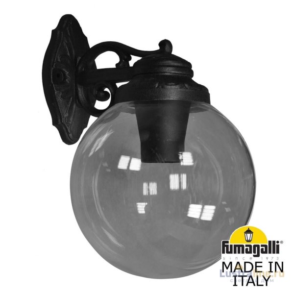 Уличный настенный светильник Fumagalli Globe 250 G25.131.000.AZF1RDN Уличный настенный светильник Fumagalli Globe 250 G25.131.000.AZF1RDN