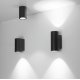 Уличный настенный светильник Arlight LGD-FORMA-WALL-TWIN-R90-2x12W Warm2700 052703