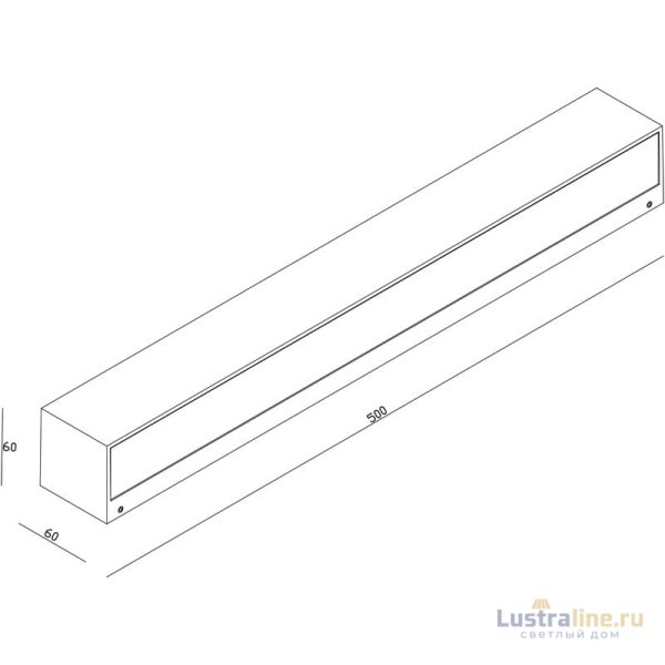 Уличный настенный светильник Deko-Light Linear II 731097 Уличный настенный светильник Deko-Light Linear II 731097