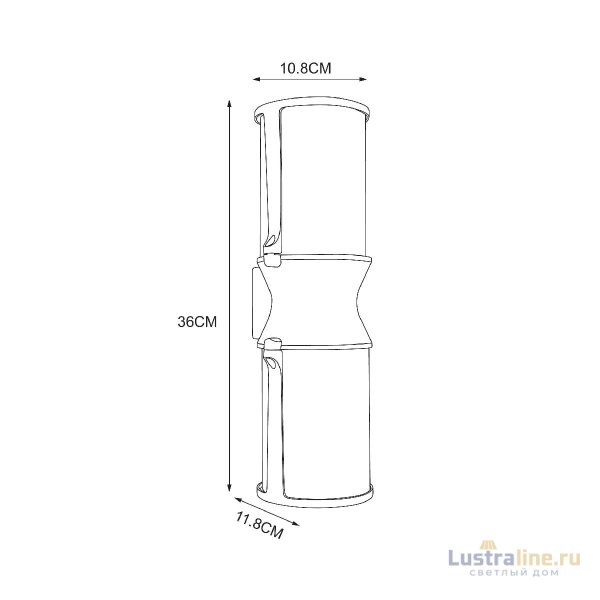 Уличный настенный светильник Arte Lamp Minchir A8306AL-2BK