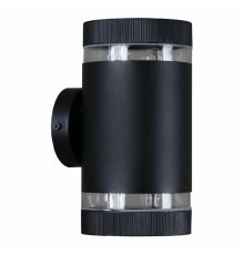 Уличный настенный светильник Reluce 86226-9.2-002CT 2*GX53 BK