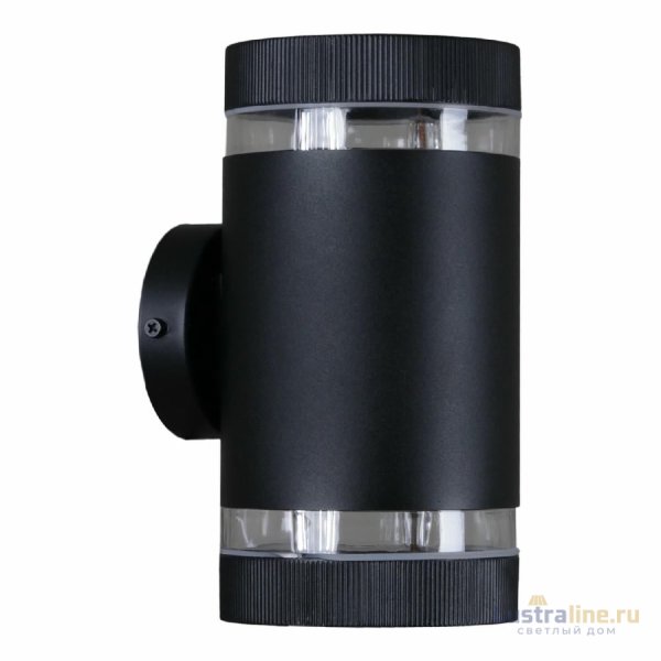 Уличный настенный светильник Reluce 86226-9.2-002CT 2*GX53 BK