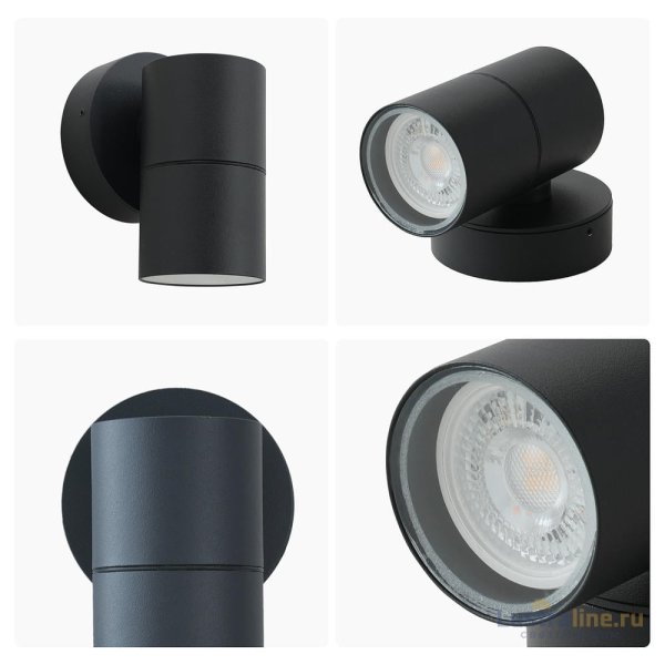 Уличный настенный светильник Apeyron Graphite 11-116