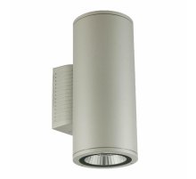 Уличный настенный светильник Uniel ULU-S22D-2x22W/2700K IP65 LIGHT GREY UL-00011086