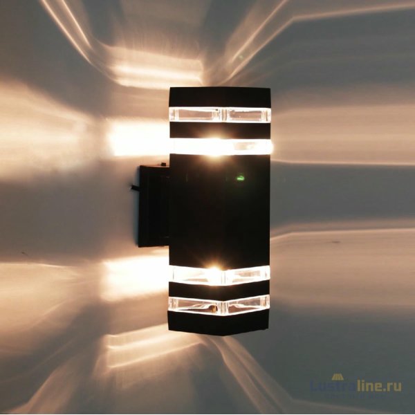 Уличный настенный светильник Reluce 86228-9.2-002CT 2*E27 BK