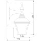 Уличный настенный cветильник Elektrostandard Apus D черное золото GL 1009D 4690389134128