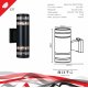 Уличный настенный светильник Reluce 86227-9.2-002CT 2*E27 BK
