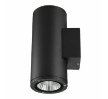 Уличный настенный светильник Uniel ULU-S22D-2x12W/6400K IP65 BLACK UL-00010848