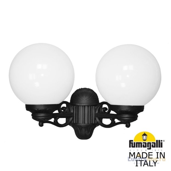 Уличный настенный светильник Fumagalli Globe 250 G25.141.000.AYF1R Уличный настенный светильник Fumagalli Globe 250 G25.141.000.AYF1R