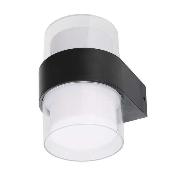 Уличный настенный светильник Uniel ULU-P22B-2x5W/4000K IP65 BLACK UL-00010516