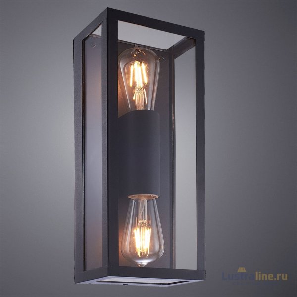 Уличный настенный светильник Arte Lamp Belfast A4569AL-2BK Уличный настенный светильник Arte Lamp Belfast A4569AL-2BK