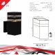 Уличный настенный светильник Reluce 86228-9.2-001CT E27 BK