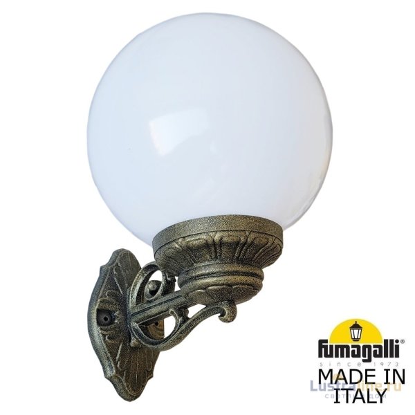 Уличный настенный светильник Fumagalli Globe 250 G25.131.000.BYF1R Уличный настенный светильник Fumagalli Globe 250 G25.131.000.BYF1R