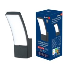 Уличный настенный светодиодный светильник (UL-00006810) Uniel ULU-S70A-12W/4000K IP65 Black