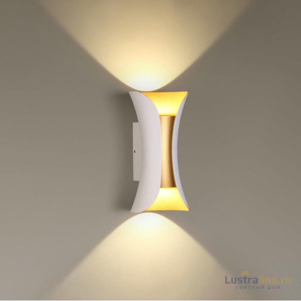 Уличный настенный светодиодный светильник Odeon Light Krista 3886/6WG