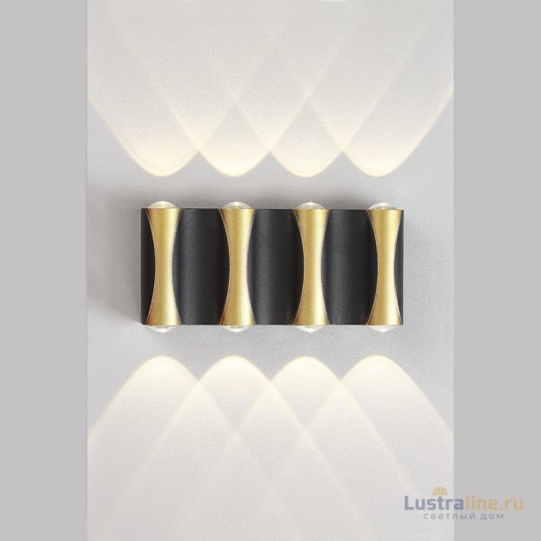 Уличный настенный светильник Crystal Lux CLT 022W4 BL-GO 4000K Уличный настенный светильник Crystal Lux CLT 022W4 BL-GO 4000K