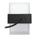 Уличный настенный светильник Uniel ULU-P26B-2x5W/4000K IP65 BLACK UL-00010518