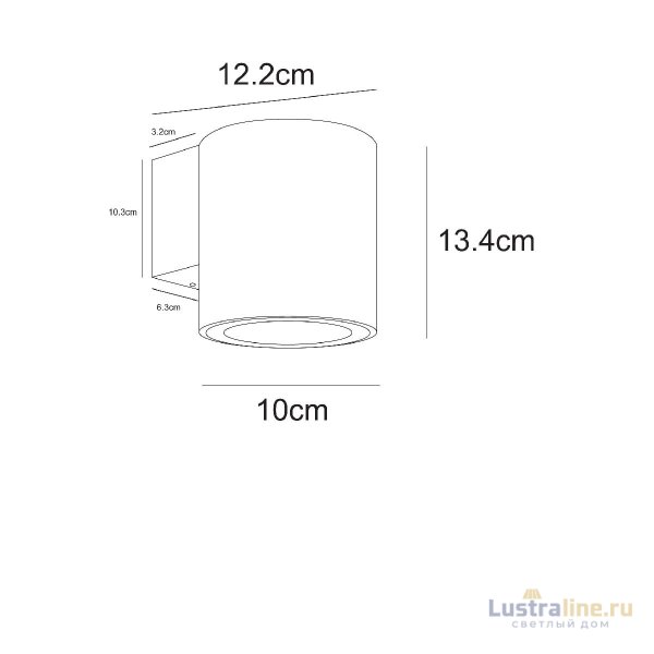 Уличный настенный светильник Arte Lamp Torcular A1813AL-1BK Уличный настенный светильник Arte Lamp Torcular A1813AL-1BK