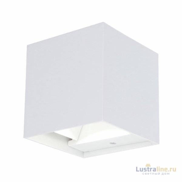 Уличный настенный светильник Uniel ULU-S55B-2x3W/3000K+4000K+6000K IP65 WHITE UL-00010854