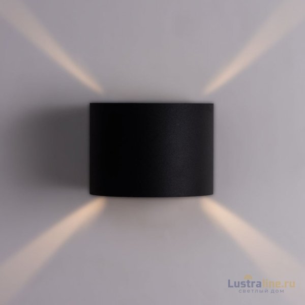 Уличный настенный светодиодный светильник Arte Lamp Rullo A1415AL-1BK